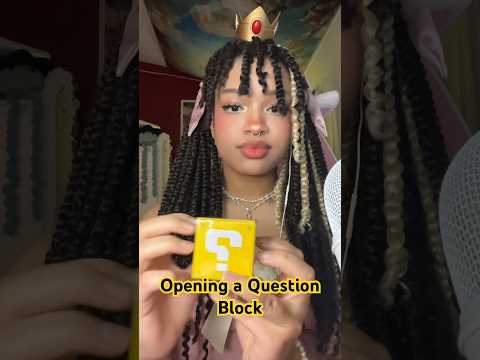 What's in the Question Block? ASMR #nintendo #peach #princesspeach #games