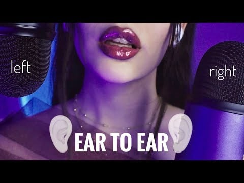 ASMR Ear to Ear Inaudible Whispering | 2 Blue Yeti Microphones | Ultimate Sleep Triggers