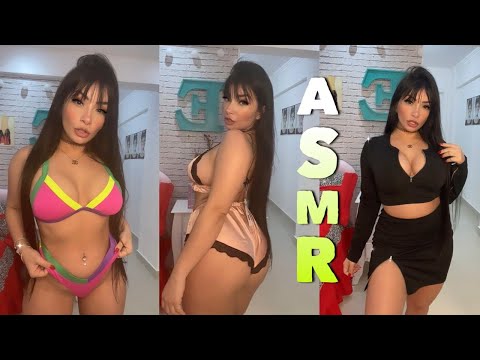 ASMR TRY ON Yoins store clothes, recebidos, experimentando roupas, shortinhos e biquini