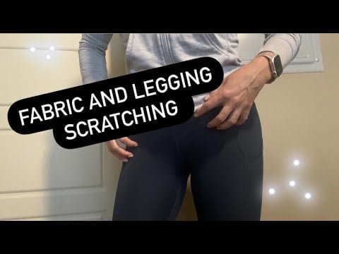 Legging Scratching and Brushing ASMR