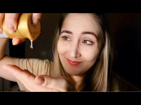 ASMR Roleplay: MASSAGISTA INEXPERIENTE ATENDENDO VOCÊ 🤭 | Sons de creme