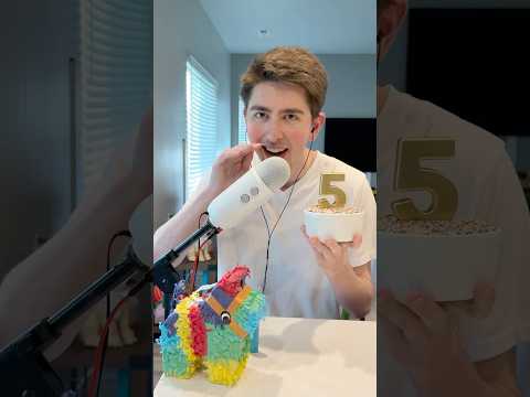 ASMR Viral Dots Cake #mukbang #eatingsounds