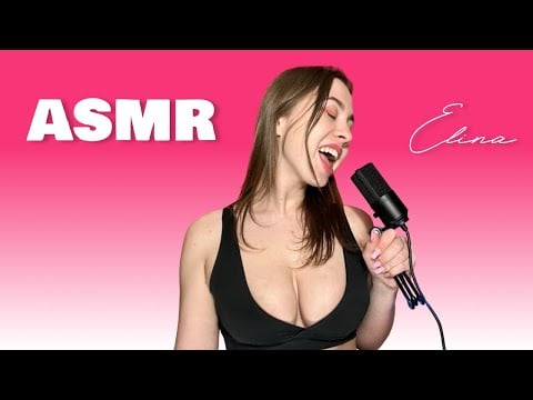 4K Mic Pumping On My Knees ASMR Fast & Aggressive Mic Pumping With Elina