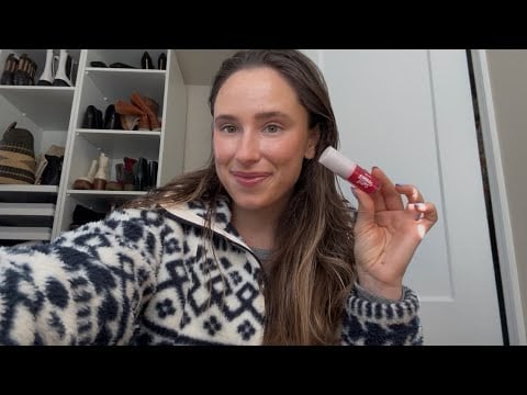 ASMR get ready with me for the day 🧖‍♀️ (whisper ramble + tongue clicking + tapping) 