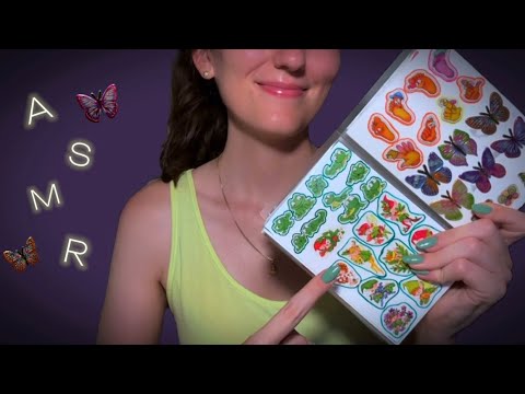 TI RILASSO CON LA MIA COLLEZIONE DI ADESIVI! ASMR Soft Spoken 😴