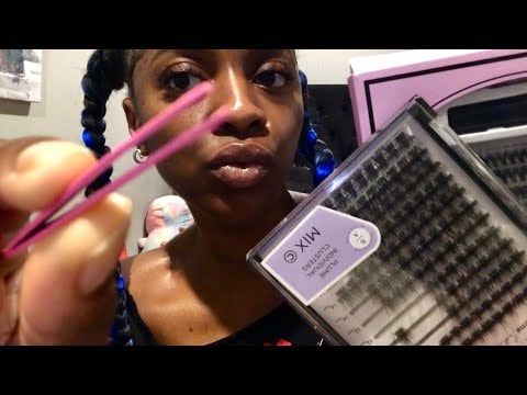 ASMR 🎀 Bestie Does Your Lashes Roleplay (layered sounds + personal attention)