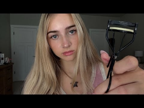 ASMR Doing Your Makeup Badly and Passive Aggressively (fast w mouth sounds)