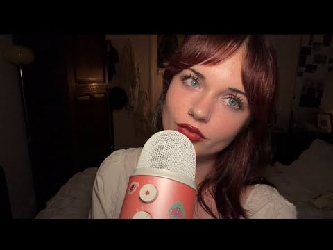ASMR ATTEMPTING AN AMERICAN ACCENT  (breathy whispers, stuttering, repetition, inhaled whispers)