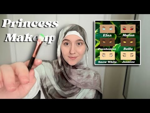 ASMR Doing Your Princess Makeup 👑