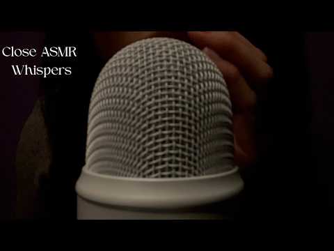 Close-Up ASMR Whispers with Subtle Background Noise (gentle tapping & crinkles)