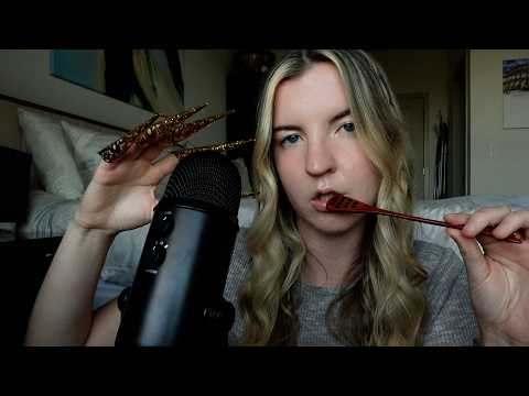 ASMR My Current Fave Triggers *personal attention, mouth sounds*