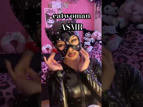 catwoman cosplay asmr #asmr #asmrsounds #tingles  #catwoman #cosplay #halloween  #shortsviral