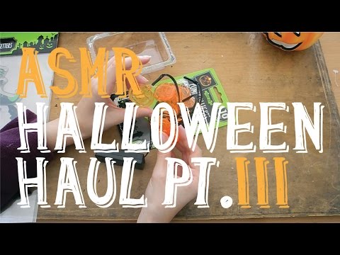 ASMR Halloween Haul Part 3 | Whispering | Female | LITTLE WATERMELON