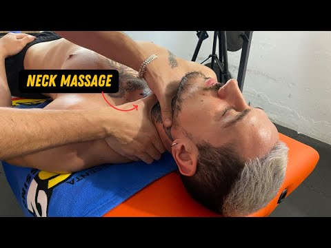Neck and Head Massage to The Sir | ASMR video no talking