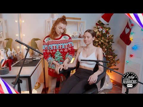 Christmas ASMR Barber Massage by Lady Barbers