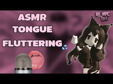 ASMR FAST TONGUE FLUTTERING 💦| Roblox Gameplay