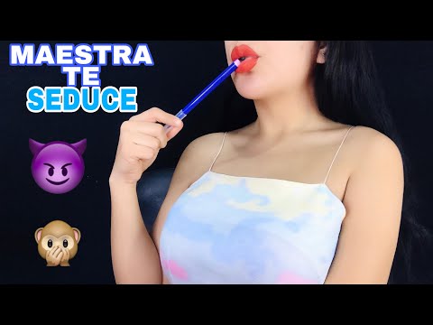 ‼️🔥ASMR MAESTRA DE QUIMICA TE S3DUC3‼️🔥