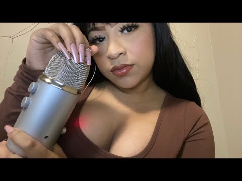 ASMR MOUTH SOUNDS & MIC SCRATCHING ❤️😴🤤🤤