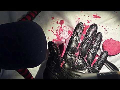 LATEX GLOVES💠LUSH  SOAP CUTTING  [[ASMR]]