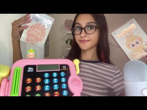 ASMR| You go to the BEST trinket store to buy LABUBUS and SONNY ANGLES😳