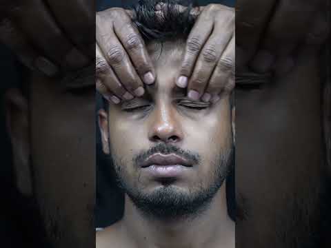 Heavy Pressure Head & Body Massage ASMR By Strong Wrist Barber Sadhan #shorts
