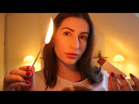 ASMR - ACENDENDO FÓSFOROS E SUSSURROS 🔥| SOLANGE PRATA