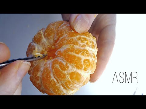 ASMR 20mins of peeling tangerines🍊