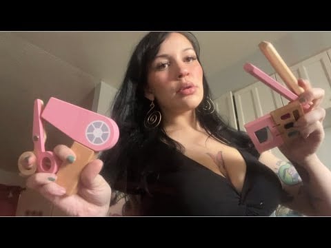 ASMR Giving You A Wooden Makeover & Haircut 💇‍♀️ (Soft Spoken Lofi Roleplay)