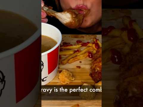 KFC Chicken #shorts #asmr #asmreating #kfc