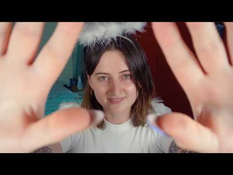 Protective Guardian Angel ASMR 🌙 Forehead Pressure for Stress & Headache Relief