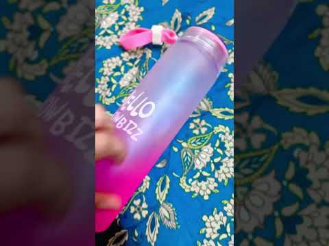 water bottle sound