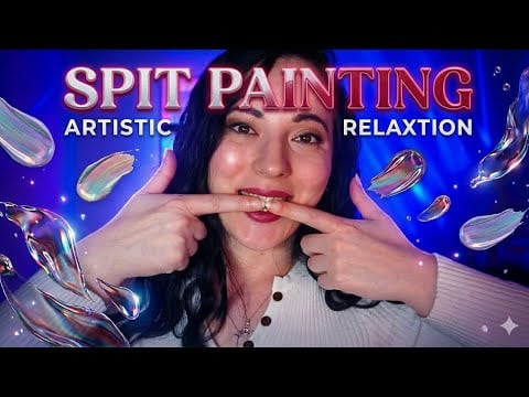 Ti Trucco con la mia saliva 💦 ASMR Spit Painting