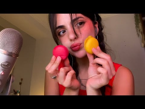 ASMR | COMIENDO MACARONS una vez más 💋 #eatingsounds  