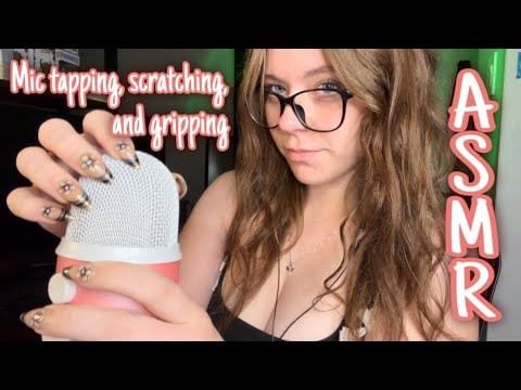 ASMR Bare mic scratching, tapping, and gripping 