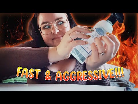 ASMR FAST & AGGRESSIVE (caotic) LOFi TRIGGERS