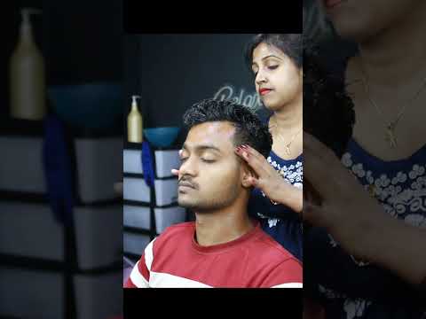 Tik Tik Ear Massage And Scratching Head With Satisfying Sound ASMR #shorts #barbergirlchaitali #asmr