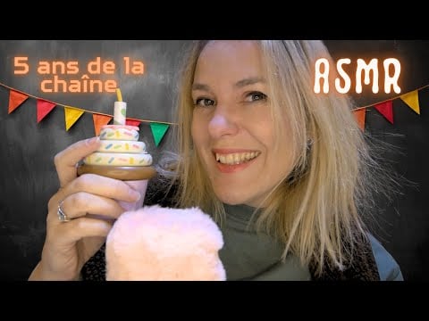 ASMR FR 🎂 11 choses que vous ne savez pas sur moi - 5 ans de la chaîne 🥳