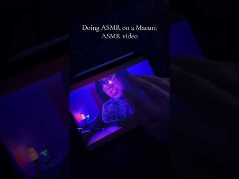 ASMR on My Own Video! #tingles #visualtingle #relax #asmrtingles #triggersforsleep #relaxingsound