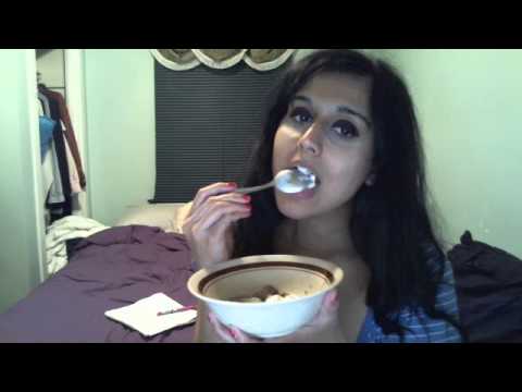 asmr sounds: ASMR EATING VANILLA ICECREAM & chocolate