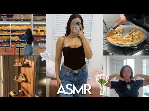 ASMR VLOG ⭐️ UM FIM DE SEMANA COMIGO ☔️ | mercado, rotina, jogo 