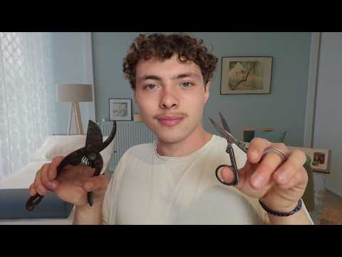 ASMR: Roleplay✂️Je te coupe avec différents objets✂️
