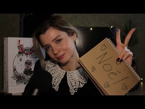 Leçon de russe en ASMR. Sujet Noël 🎁