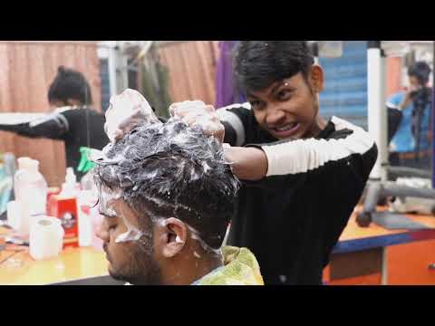 Most brutal ASMR shampoo massage by master bapan | relaxing asmr head massage with shampoo