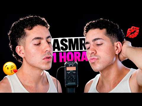 ASMR 1 HORA DE BEIJINHOS NO MICROFONE 😘💋
