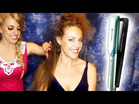 ASMR Hair Salon Styling w/ Hair Brushing & Straightening Soft Spoken Binaural Ear to Ear