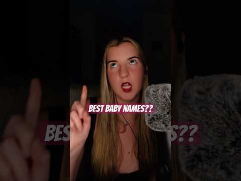 whispering my favorite names #asmr #names #babynames