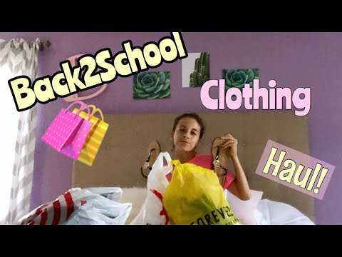 MASSIVE BACK2SCHOOL CLOTHING HAUL!!!!!😍🛍🛒