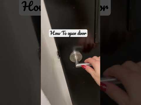 How To Open Door