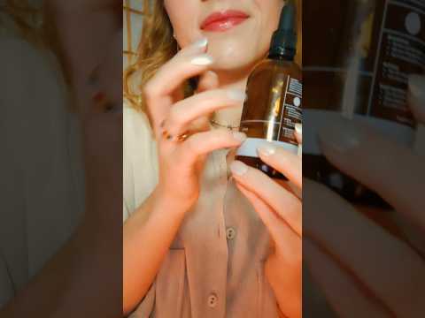Soothing hair and scalp treatment.Visit my channel✨#asmr #cozynights #asmrpampering #tingles #relax
