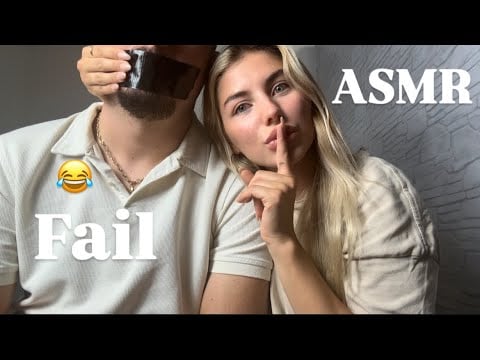 ASMR Mouth Covering Fails 😂 Behind the Scenes with My Partner [German,Yugoslavia]